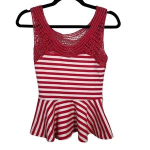 Charlotte Russe Peplum Size Medium